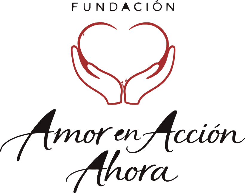 Fundación Amor en Acción Ahora: un corazón sostenido entre dos manos